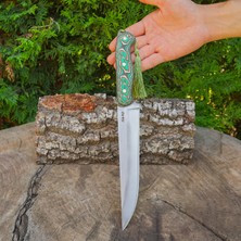 Köse Mehmet Kesme Bıçağı – N690 Çelik – Verzalit Saplı Profesyonel Seri- 29 cm