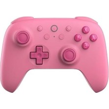 8bitdo 2c Bluetooth Controller For Switch 2, Switch/oled/lite, Hall Effect Joysticks, Non-Linear Digital Triggers, Remappable L4/r4 Bumpers, 6-Axis Motion, Rumble Vibration (Pink)