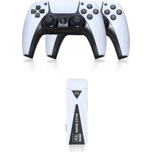 Uslucan Alışveriş Y5 64GB Android Dual Pad 4K Game Stick - Beyaz