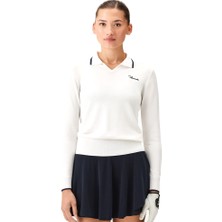 Macade Golf Ella Beyaz Kadın Bluz WTO2602401
