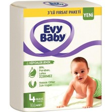 Evy Baby Bebek Bezi 3'lü Fırsat Paketi 4 Numara 168 Adet