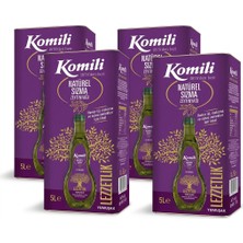 Komili Lezzetlik Yumuşak Natürel Sızma Zeytinyağı 5 lt x 4 Adet