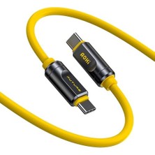 Thunderbolt 5 USB 4 2.0 Kablosu Için 80 Gb/s 3.3ft 120GBPS'YE Kadar Bant Genişliği Arttırma Çift 8k/4k Ekran 240W Pd 3.1 Hızlı Şarj Gelecek Adonis Mac Mini M4 Pro MacBook PRO16, Sarı