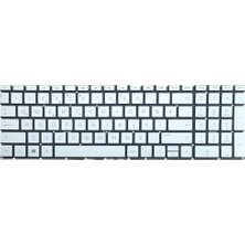 Hp Pavilion Gaming 15-EC2033NT (4G8U0EA14) Ile Uyumlu Klavye, Gümüş