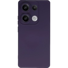Uravas Store Mey Ithalat®   Redmi Note 13 4g Kılıf Nano Içi Kadife Silikon - Mor