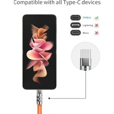 HBMB Store Hızlı Şarj USB To Type-C Tombul Kablo Kopmalara Dayanıklı Şarj Kablosu 1 Metre (TCB8933)
