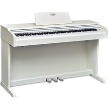Valler M8X WH 88 Tuşlu Beyaz Dijital Piyano Kademeli Çekiç Sistemi ile Müzik Deneyimi Sunar