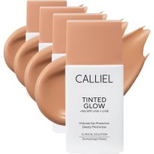 HBMB Store Calliel Günlük Renkli Likit Güneş Kremi Hafif Yapı Ton Eşitleyen Spf 50 – 02-50 ml (4 Paketi)