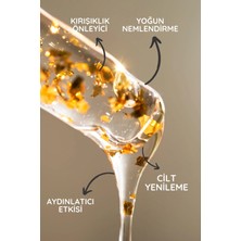 Store Fullf Sinoz 24K Altın Parçacıklı Hyaluronik Asit İçeren Serum 30 ml Cilt İçin Yaşlanma Karşıtı Etki