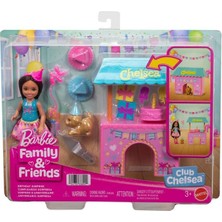Barbie Aile ve Arkadaşlar Kulübü Chelsea Sürpriz Doğum Günü Partisi Oyun Seti JJB41