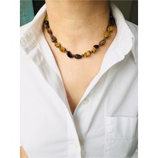 Devi Fashion Doğal Taş  Kaplangözü Kolye