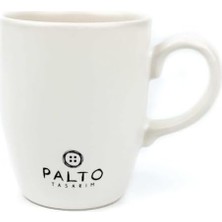 HBMB Store Palto Tasarım Halimiz Itten Beter Keyfimiz Paşada Yok Krem Oval Kupa - Hediye Seramik Kupa