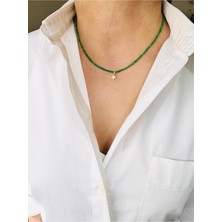 Devi Fashion Doğal Taş Minimal Kutup Yıldızı Kolye 45 cm