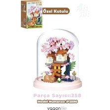 HBMB Store Panlos Yko Serisi Kapibara Figürlü Ağaç Ev 258 Parça Oyuncak Blok Yapım Seti FF-P2596