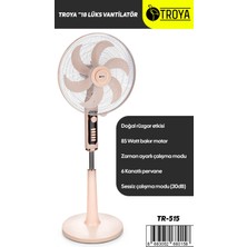 TR-515 Pembe 18 Inç 6 Kanatlı 4 Kademeli Vantilatör
