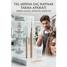 Transformacion Saç Boncuk Uzatma Keratin Tığı Misina Seti