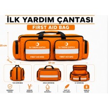 Genç Sağlık Ilk Yardım Çantası Maxi Turuncu Iki Cepli