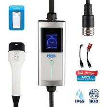 Hims 22kW Tip 2 Soketli Akıllı Konnektörlü Taşınabilir Elektrikli Araç Şarj İstasyonu HCTK-22-G