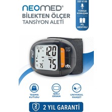 Neomed DBP-8188 Türkçe Konuşan Hafızalı Ince Tasarım Bilekten Dijital Tam Otomatik Tansiyon Aleti
