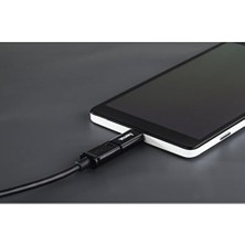 HBMB Store Adaptör, Micro USB Soket- USB -C Fiş, Siyah