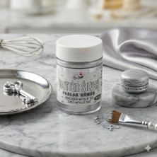 İstoç Parti Dr. Gusto Gümüş Renk Yenilebilir Simli Parlak Metalik Toz 10 Gram