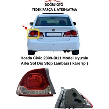 Doğru Oto Honda Civic Fd6 Arka Sol Dış Stop Lambası