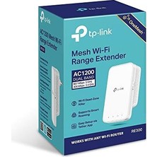 HBMB Store RE300 | Wi-Fi 5 Menzil Genişletici | AC1200 Mbps | Easymesh | Dual Band | Kolay Kurulum | Tüm Modem ve Router Modelleri ile Uyumludur