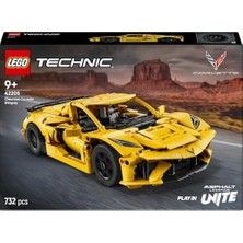 HBMB Store Chevrolet Corvette Stingray 42205 – 9 Yaş ve Üzeri Erkek ve Kız Çocukları Için Silindirli Motor ve Diferansiyel Içeren Yapım Seti, Çocuklar ve Yetişkinler Için Hediye Fikri (732 Parça)