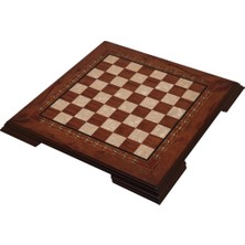 Helena Wood Art Flat Ayaklı Satranç Altı / Orta Boy