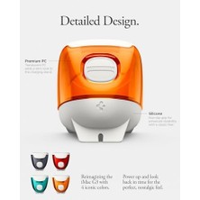 HBMB Store ile Uyumlu Saat Standı C1 Dayanıklı Silikon Malzeme Tangerine iMac Tasarım Stand - AMP09342