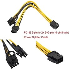 HBMB Store PX-4302-8 8 Pin To 2x8 Pin Psu Ekran Kartı Güç Çevirici KABLO,%100 Saf Bakır 8pin Çevirici Kablo