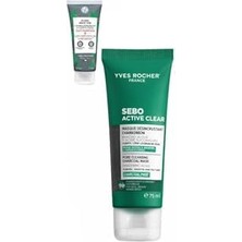 HBMB Store Yves Rocher Sebo Clear Kömür Maske, Karma ve Yağlı Ciltler Için, 75 ml