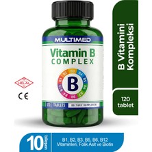 Multimed B Vitamini Kompleksi – Enerji Artırıcı & Sinir Sistemi Destek – 120 Tablet