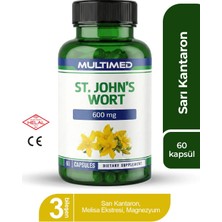 Multimed St. John’s Wort Sarı Kantaron – Stres Azaltıcı & Duygusal Denge – 60 Kapsül