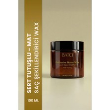 Batçı Hair Atelier Exclusive Matte Wax 100 ml Güçlü Tutucu Saç Şekillendirici Mat Wax Doğal Görünüm