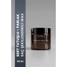 Batçı Hair Atelier 100 ml Exclusive Shiny Wax Işıltılı Parlak Wax Güçlü Tutuş ve Kolay Uygulama