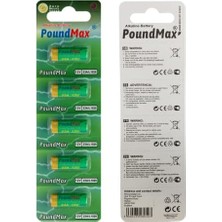 HBMB Store 5 Adet 23A 12 V Alkali Pil, 23AE, A23, LRV08, MN21, V23GA, A23S, L1028, 8LR932, P23GA, Garaj Kapısı Açıcıları, Uzaktan Kumandalar, Alarm Sistemleri Için Günlük Kullanım Için Cıva Içermeyen Piller