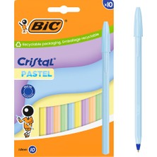 Bic Bıc Cristal Pastel Tükenmez Kalem 10’lu Set