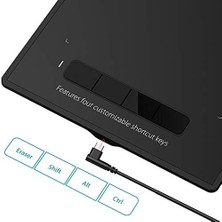 HBMB Store Xp-Pen G960S Grafik Tablet 9x6 Inç Kalem Tablet Çizim Tableti, Windows 10/8/7 ve Mac Os ve Için Pilsiz Stylus ile