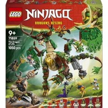 HBMB Store Yaşam Ejderhası 71859-9 Yaş ve Üzeri Çocuklar Için Zane, Sora,, Lloyd,, Asit ve Toprak Canavarları Minifigürleri Içeren Yaratıcı Oyuncak Yapım Seti, Hediye Fikri (1050 Parça)