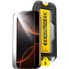HBMB Store 16 Pro Için 9h+ Cam Ekran Koruyucu, Askeri Sınıf Kırılmaz Hd Temperli Cam ve Tozsuz Tek Çekmeli Kurulum, 16 Pro 6,3 Inç Için Tam Kapsama Ekran Koruyucu