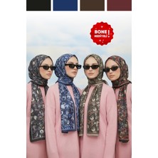 Kamer Scarf Soft Pamuk Desenli Şal Leylazar Serisi 4'lü Paket