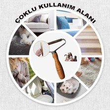 HBMB Store Tiftik Toplayıcı Tüy Giderici Taşınabilir Evcil Hayvan Tüy Toplayıcı Halı Kilim Perde Kıyafet Tüy Toplayıcı Aleti Giysi Tüy Tıraş Aracı Tiftik Toplayıcı