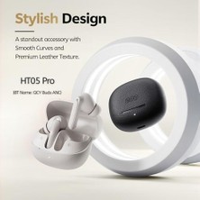 HBMB Store Qcy Buds Anc HT15 Bluetooth Kulaklık - 45 Db. Anc - 6 Mikrofon Enc - Çift Cihaz Gürültü Engelleme Ipx4 Siyah