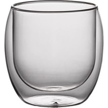 HBMB Store Vetro Borosilikat Çift Camlı Espresso Bardağı 100ML (2AD)