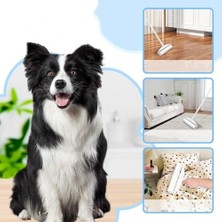 HBMB Store Tüy Toplayıcı Rulo ve Kedi Köpek Tüyü Tiftik Toplayıcı Kıyafet Toz Toplama Rulosu Yapışkanlı ve Saplı Xl