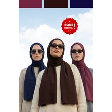 Kamer Scarf Pure Line Serisi Pamuk Konfor Şal 3lü Paket