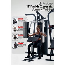 Proforce EMH16- Çok Fonksiyonlu 3'lü Ağırlık Çalışma ve Boks Istasyonu