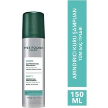 Yves Rocher 48 Saat Etkili Arındırıcı Kuru Şampuan 150 ml Tüm Saçlar Için Tuzsuz Organik Okyanus Algi Içerikli