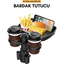 C9 Araç Tutucu Telefon Tablet Bardak Tutucu Çok Fonksiyonlu Portatif Masa Ayarlanabilir Tutucu